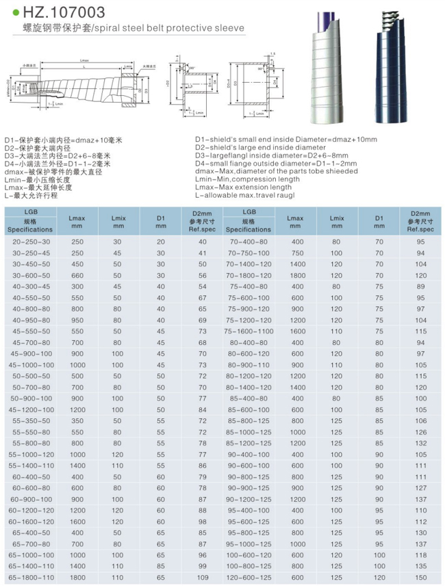 螺旋鋼帶保護套
