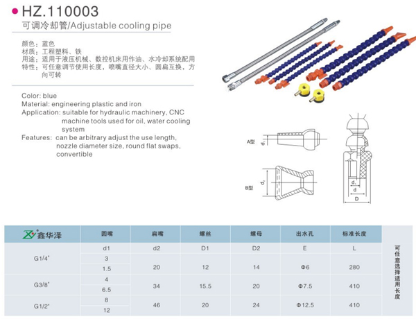 可調(diào)冷卻管